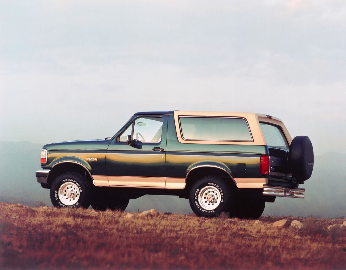 Ford Bronco 1992. Bodywork, Exterior. SUV 3-doors, 5 generation