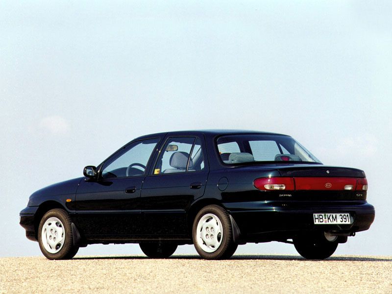 Kia Sephia 1994. Bodywork, Exterior. Sedan, 1 generation, restyling