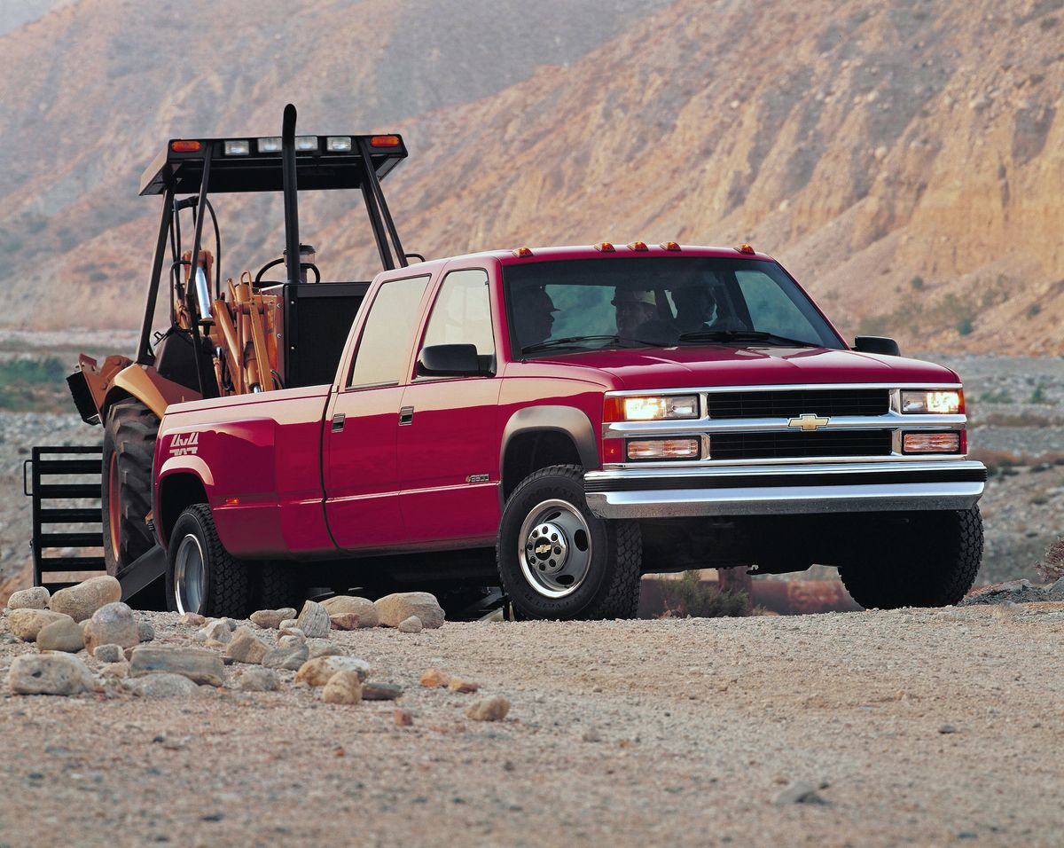 Chevrolet C/K 1988. Carrosserie, extérieur. 2 pick-up, 4 génération