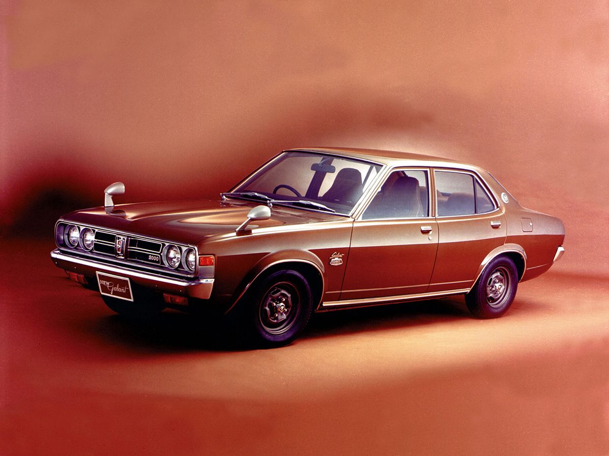 Mitsubishi Galant 1973. Bodywork, Exterior. Sedan, 2 generation
