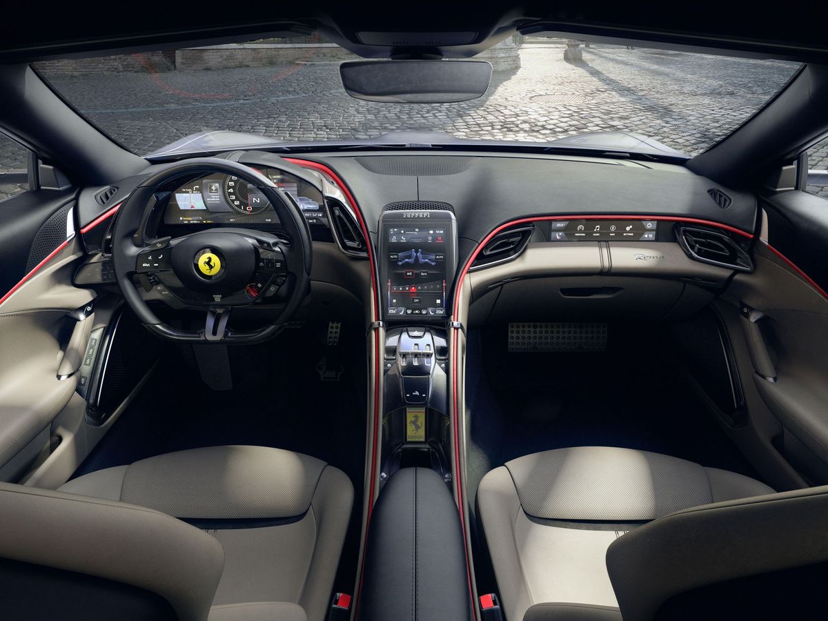Ferrari Roma 2019. Front seats. Coupe, 1 generation