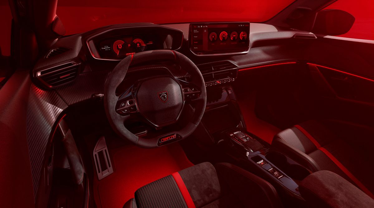 Peugeot 208. Передние сидения.