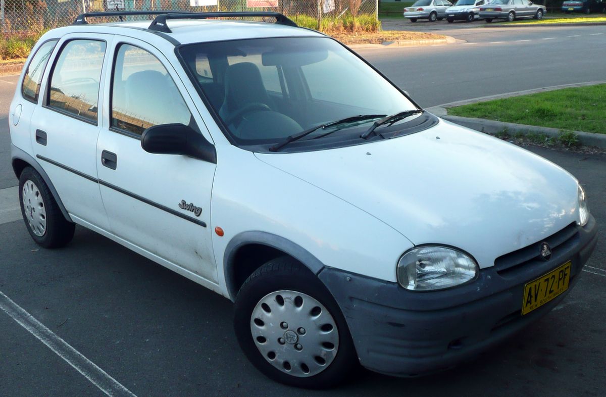 Holden Barina 1997. Carrosserie, extérieur. Mini 5-portes, 3 génération