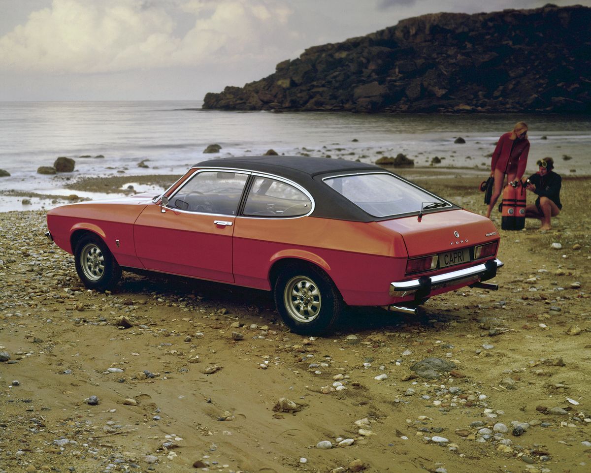 Ford Capri 1974. Carrosserie, extérieur. Coupé, 2 génération