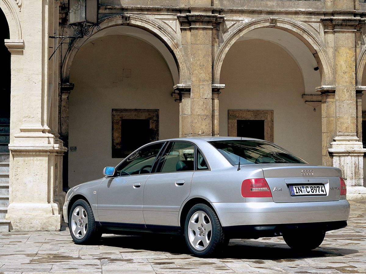 Audi A4 1996. Carrosserie, extérieur. Berline, 1 génération, restyling