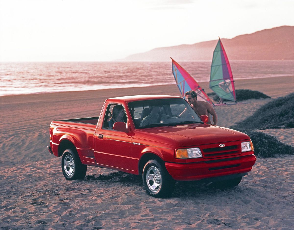 Ford Ranger (North America) 1993. Carrosserie, extérieur. 1 pick-up, 2 génération