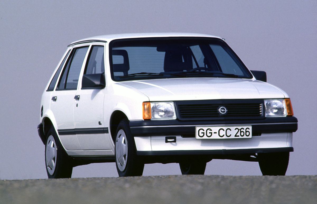 Opel Corsa 1982. Carrosserie, extérieur. Mini 5-portes, 1 génération