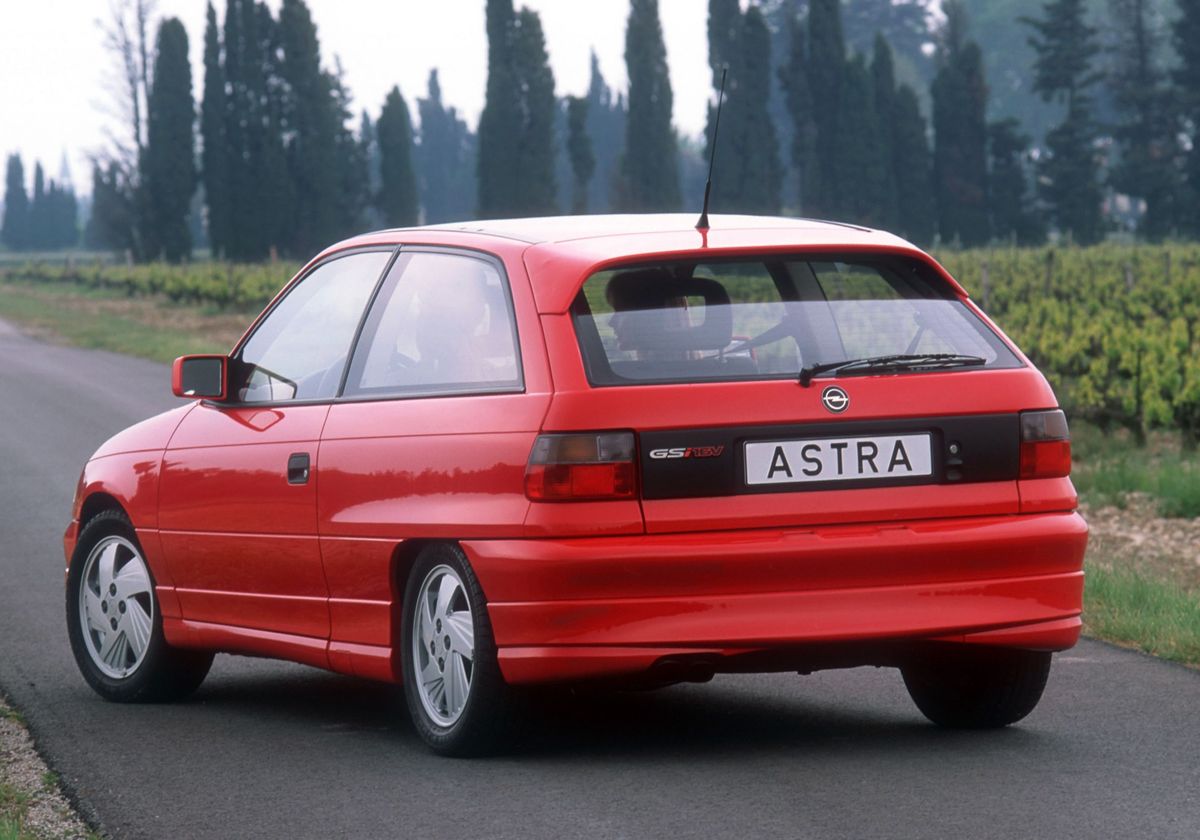 Opel Astra 1991. Carrosserie, extérieur. Hatchback 3-portes, 1 génération