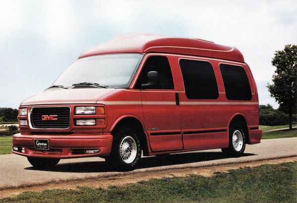 GMC Savana 1996. Carrosserie, extérieur. Fourgonnette, 1 génération