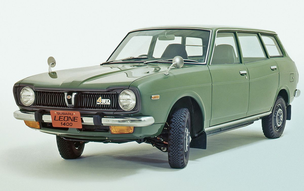 Subaru Leone 1972. Carrosserie, extérieur. Break 5-portes, 1 génération