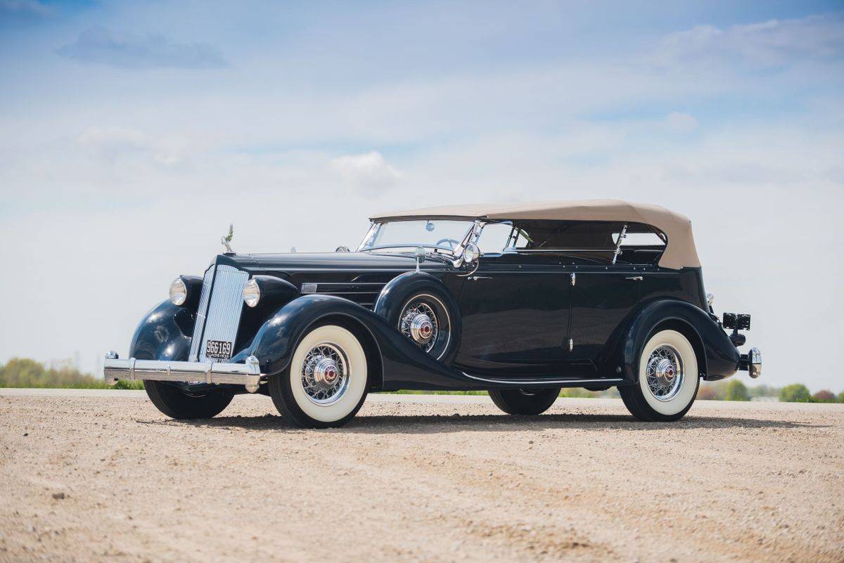 Packard Twelve 1932. Carrosserie, extérieur. Phaeton, 1 génération