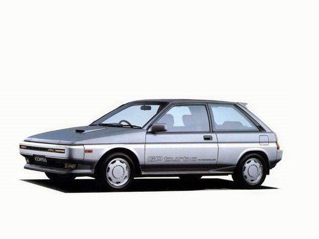Toyota Corsa 1989. Carrosserie, extérieur. Mini 3-portes, 3 génération