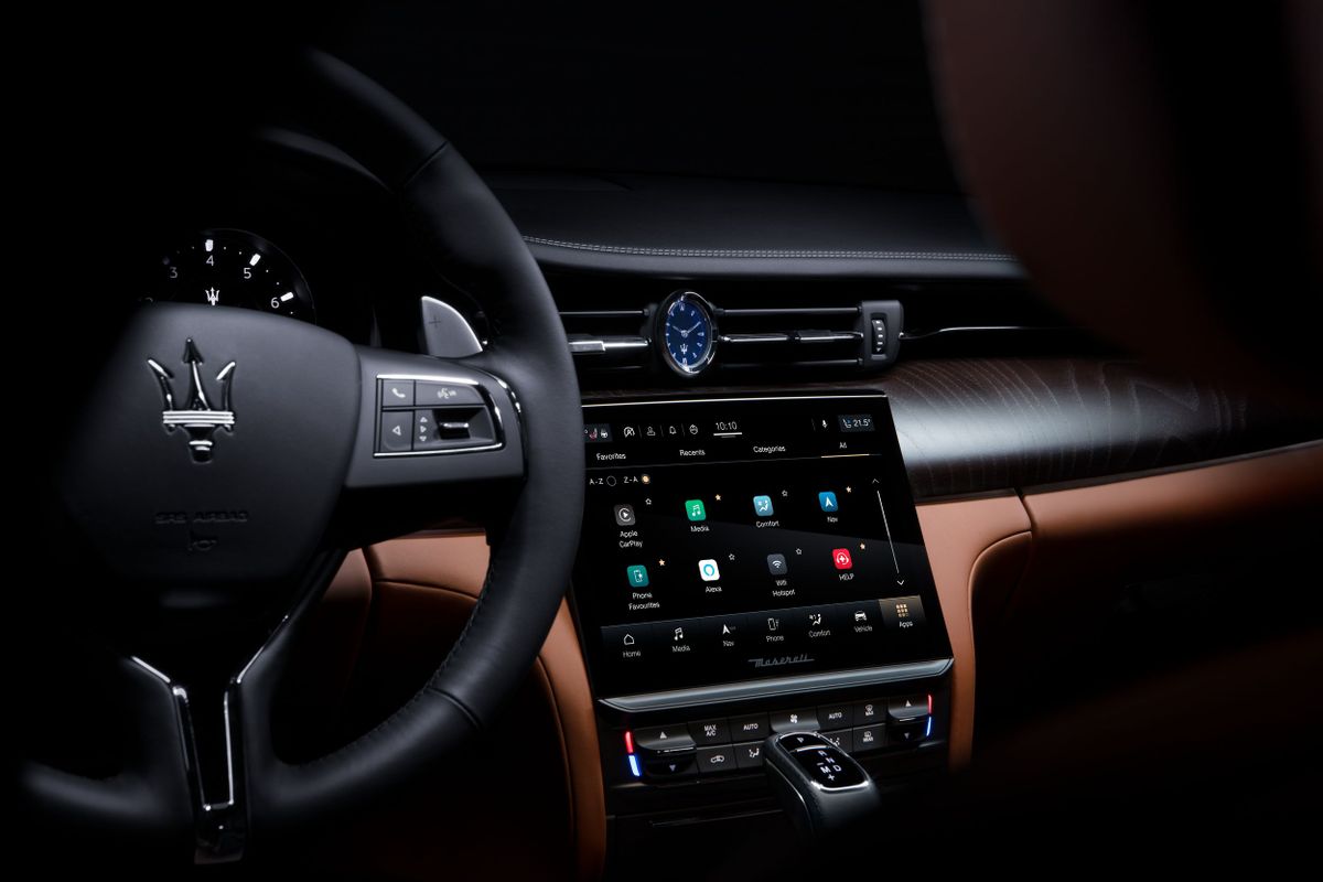 Maserati Quattroporte 2020. Multimédia. Berline, 6 génération, restyling 2