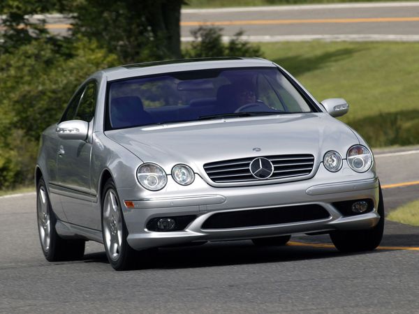 Mercedes-Benz Classe CL 2002. Carrosserie, extérieur. Coupé sans montants, 2 génération, restyling