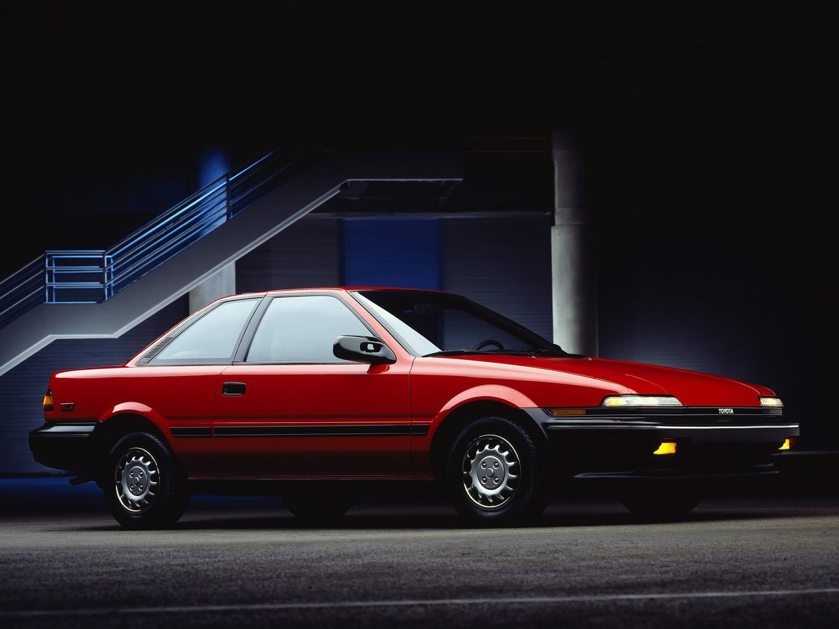 Тойота Королла 1987. Кузов, экстерьер. Купе, 6 поколение