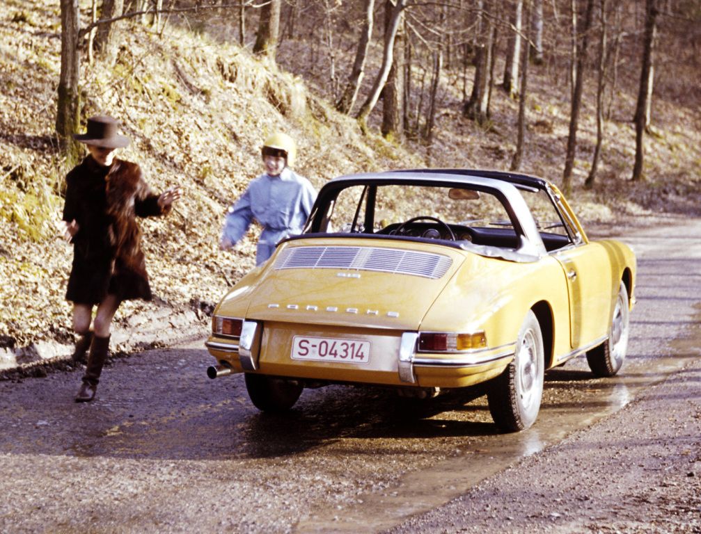 Порше 912 1965. Кузов, экстерьер. Тарга, 1 поколение