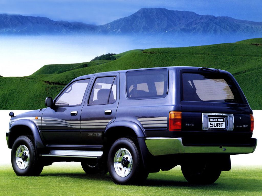 טויוטה היילקס סרף 1991. מרכב, צורה. רכב שטח 5 דלתות, 2 דור, שדרוג