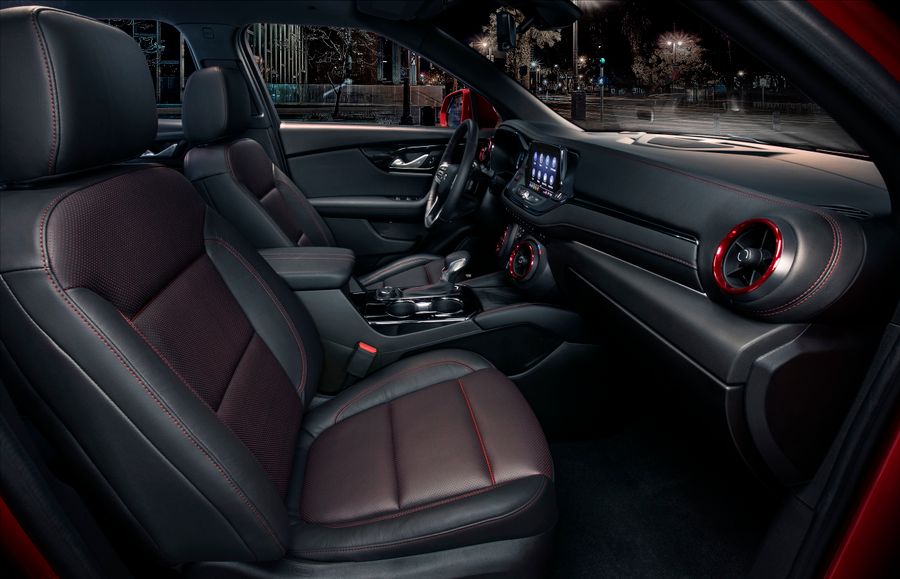 Chevy blazer seating clearance