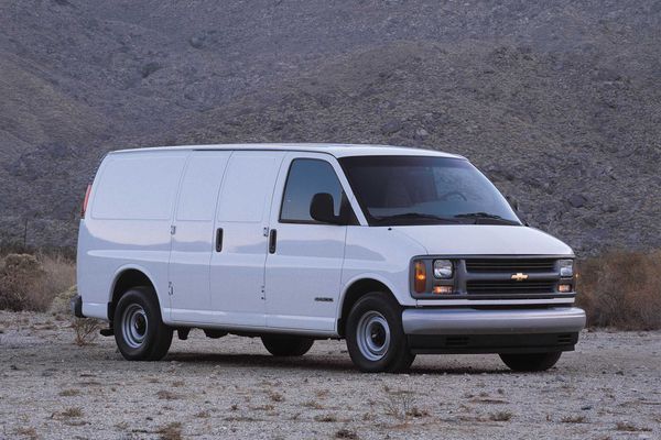 Chevrolet Express 1996. Carrosserie, extérieur. Fourgonnette, 1 génération
