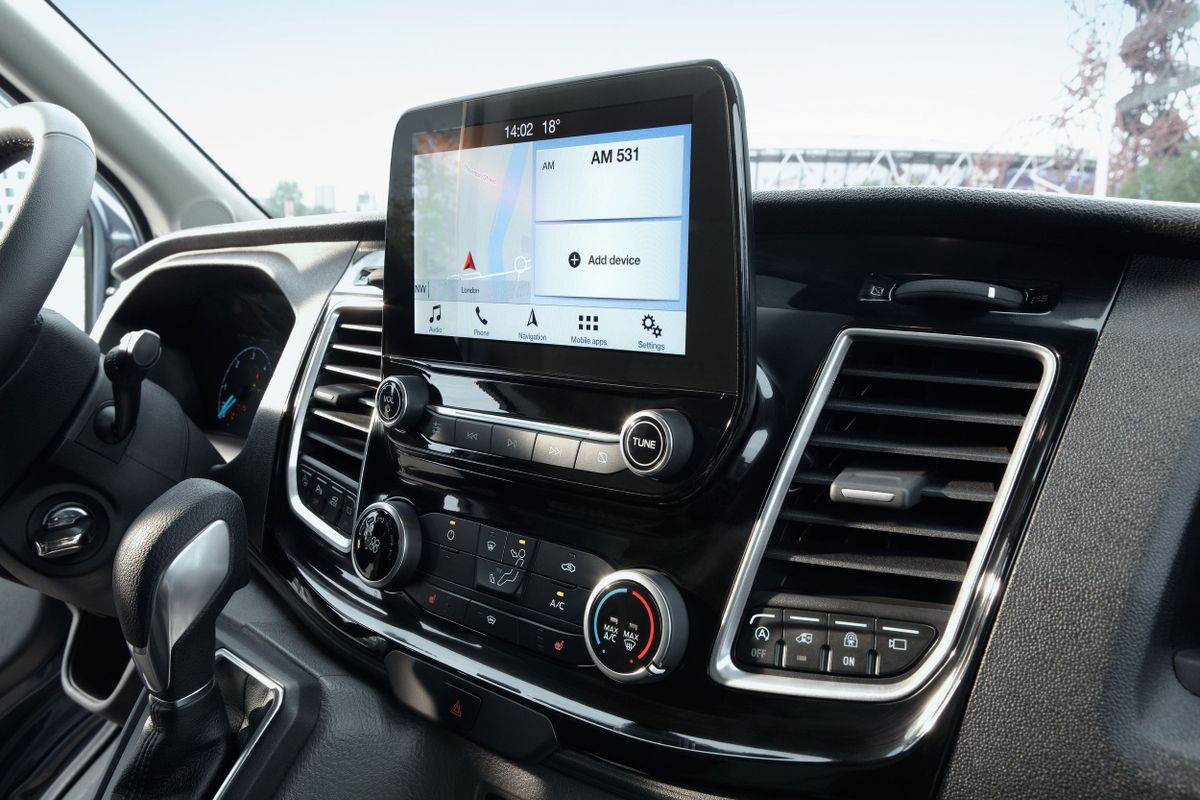Форд Транзит 2020. Навигационная система. Фургон, 4 поколение, рестайлинг