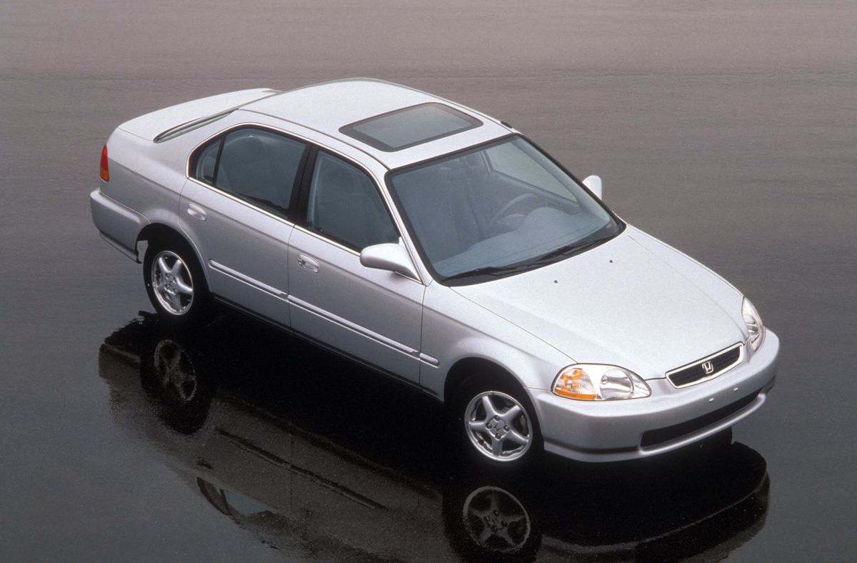 Honda Civic (USA) 1996. Carrosserie, extérieur. Berline, 6 génération