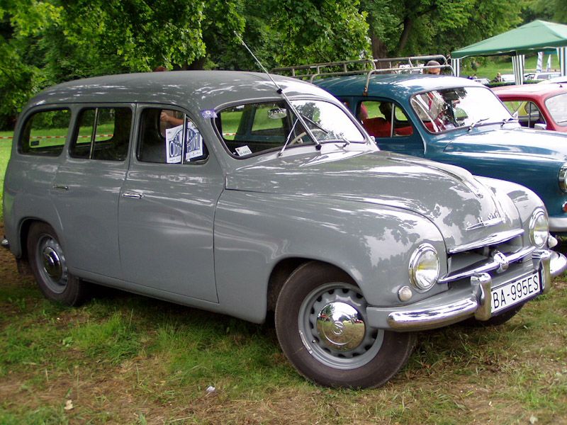 Škoda 1200 1952. Carrosserie, extérieur. Break 5-portes, 1 génération