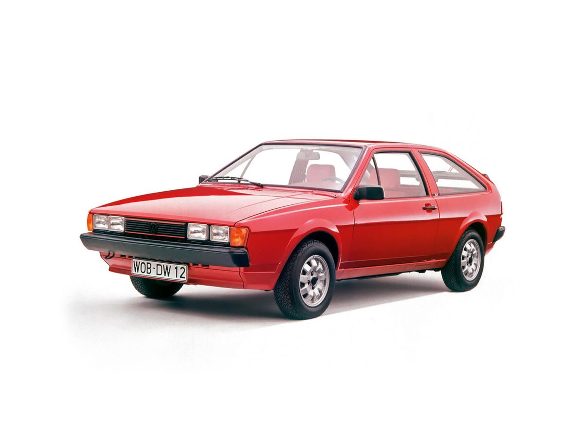 Volkswagen Scirocco 1981. Carrosserie, extérieur. Hatchback 3-portes, 2 génération