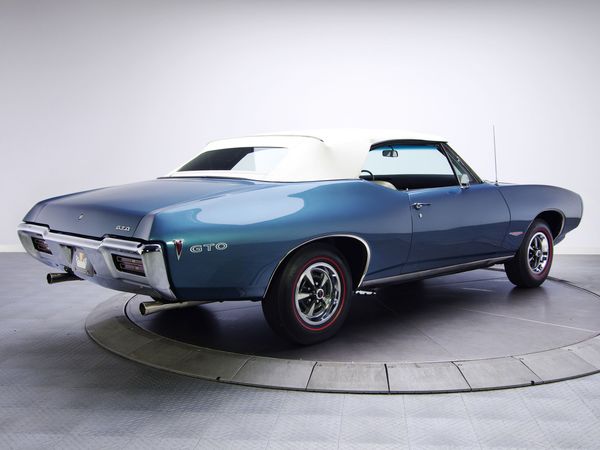 Pontiac GTO 1968. Carrosserie, extérieur. Cabriolet, 2 génération
