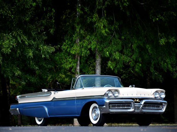 Mercury Monterey 1957. Carrosserie, extérieur. Cabriolet, 3 génération