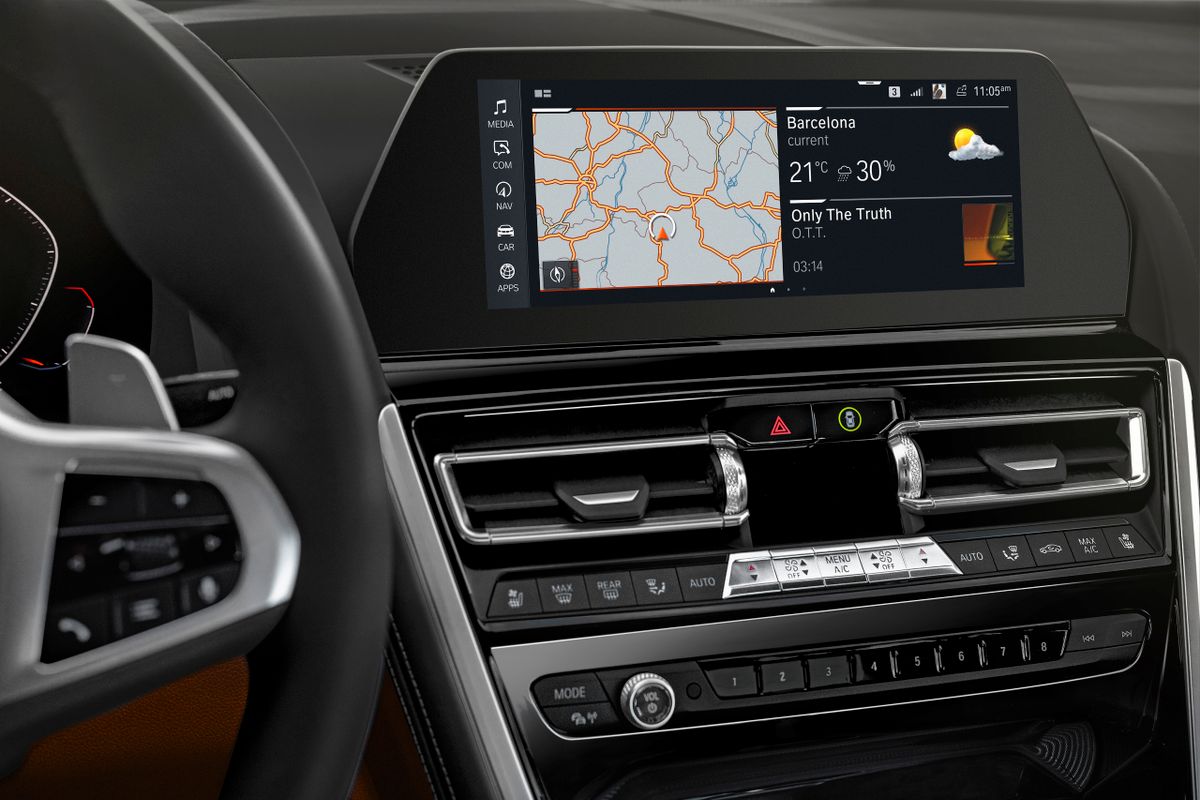 BMW 8 series 2018. Système de navigation. Coupé, 2 génération