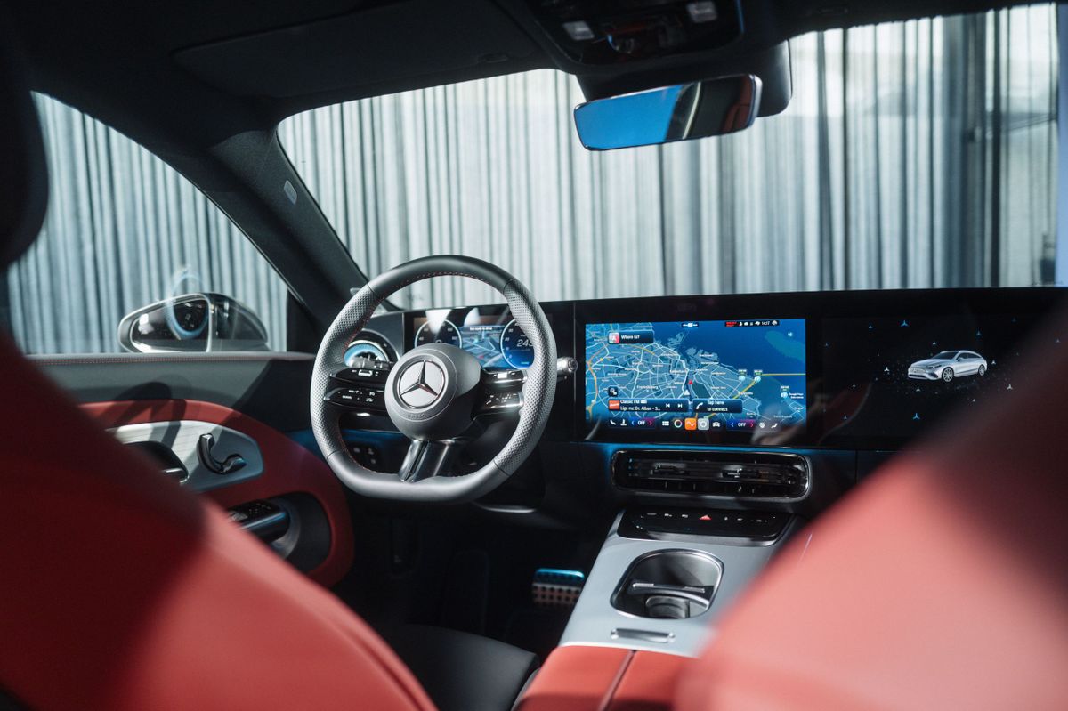 Mercedes CLA 2025. Панель приборов. Универсал 5 дв., 3 поколение