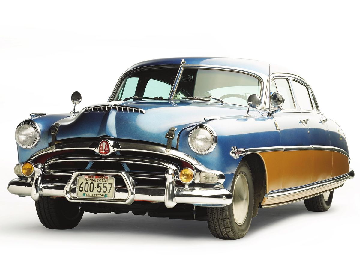 هودسون هورنيت 1951. الهيكل، المظهر الخارجي. سيدان, 1 الجيل