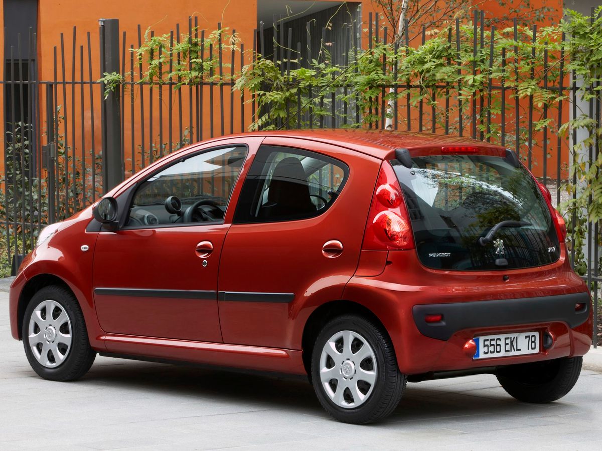 Peugeot 107 2009. Carrosserie, extérieur. Mini 5-portes, 1 génération, restyling