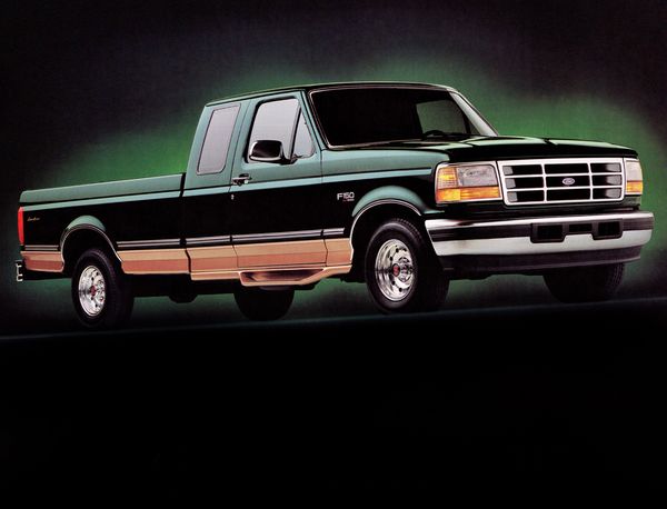 Ford F-150 1991. Bodywork, Exterior. Pickup 1.5-cab, 9 generation