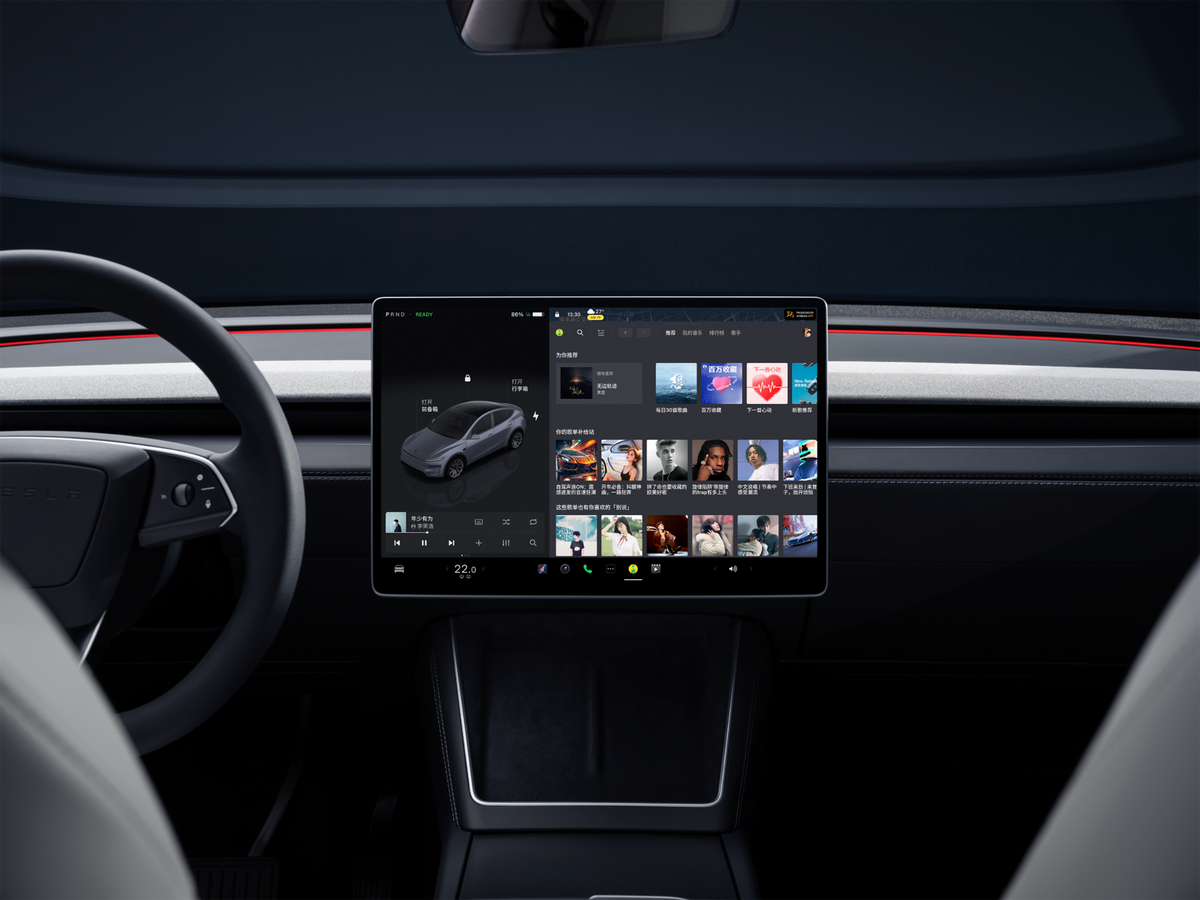 Tesla Model Y 2025. Мультимедиа. Внедорожник 5 дв., 1 поколение, рестайлинг