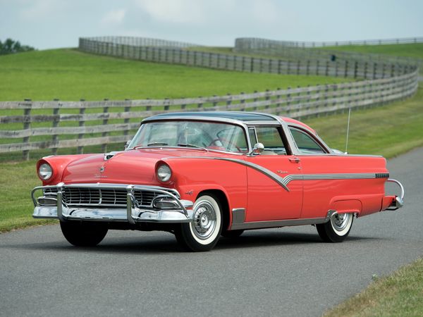 Ford Fairlane 1955. Carrosserie, extérieur. Coupé, 1 génération