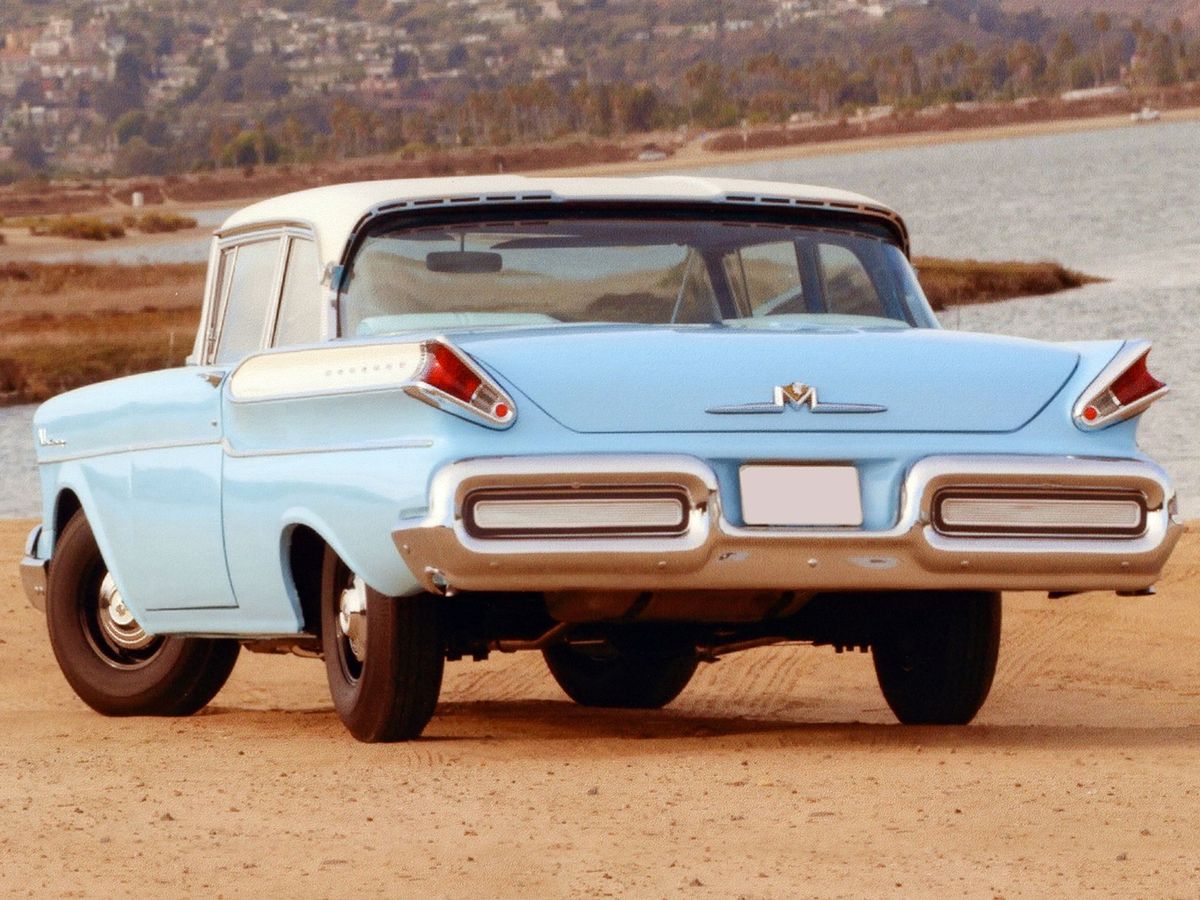 Mercury Monterey 1957. Carrosserie, extérieur. Berline 2-portes, 3 génération