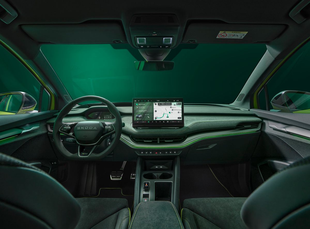 Skoda Elroq 2024. Передние сидения. Внедорожник 5 дв., 1 поколение