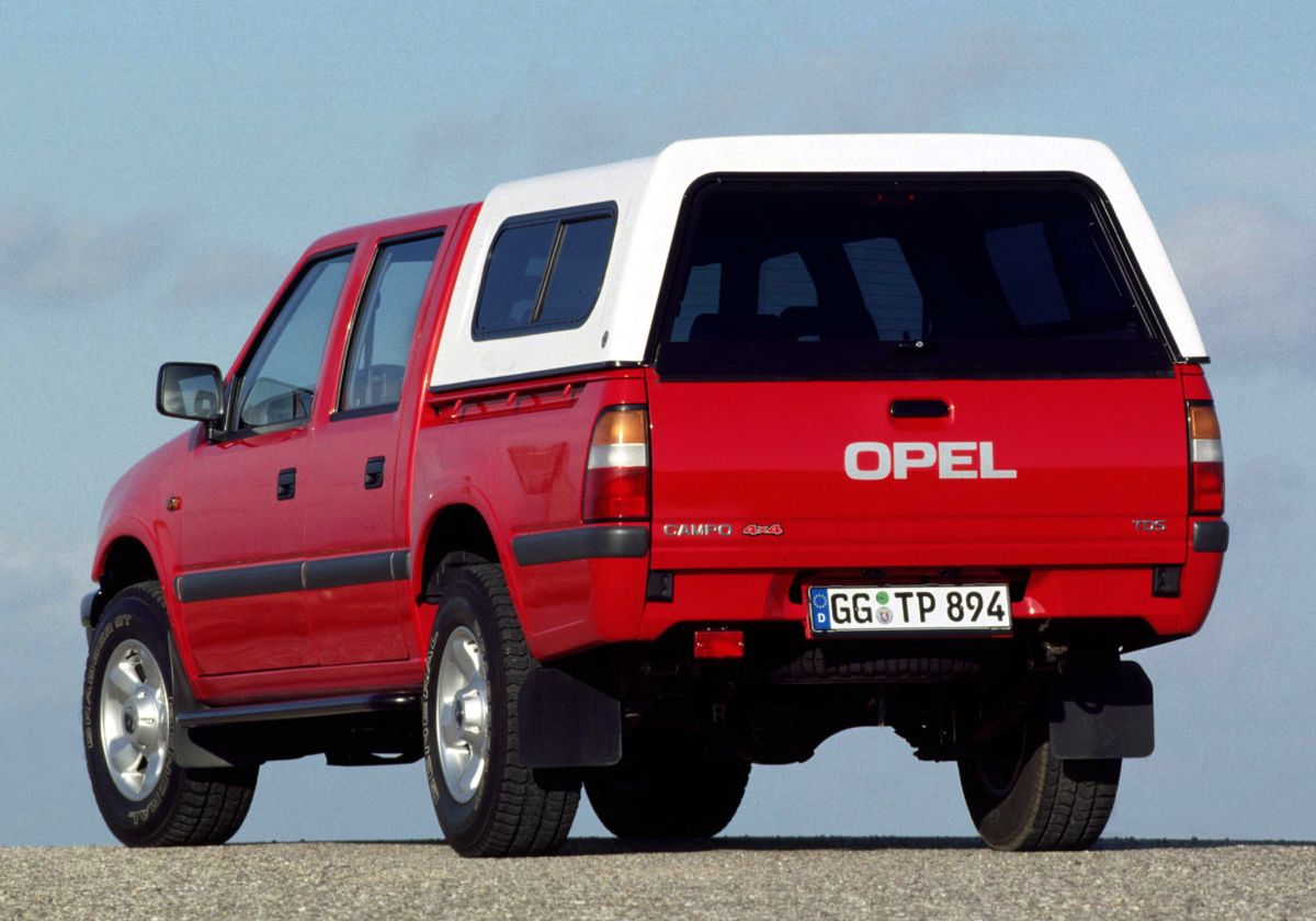 Opel Campo 1991. Bodywork, Exterior. Pickup double-cab, 1 generation