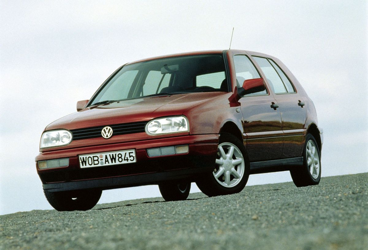 Volkswagen Golf 1991. Carrosserie, extérieur. Hatchback 5-portes, 3 génération