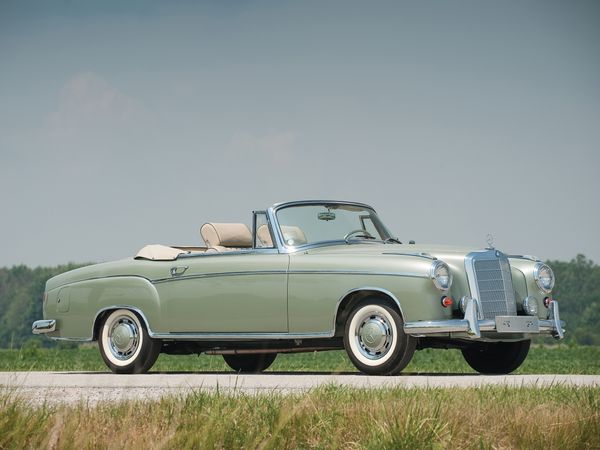 Mercedes-Benz W128 1958. Carrosserie, extérieur. Cabriolet, 1 génération