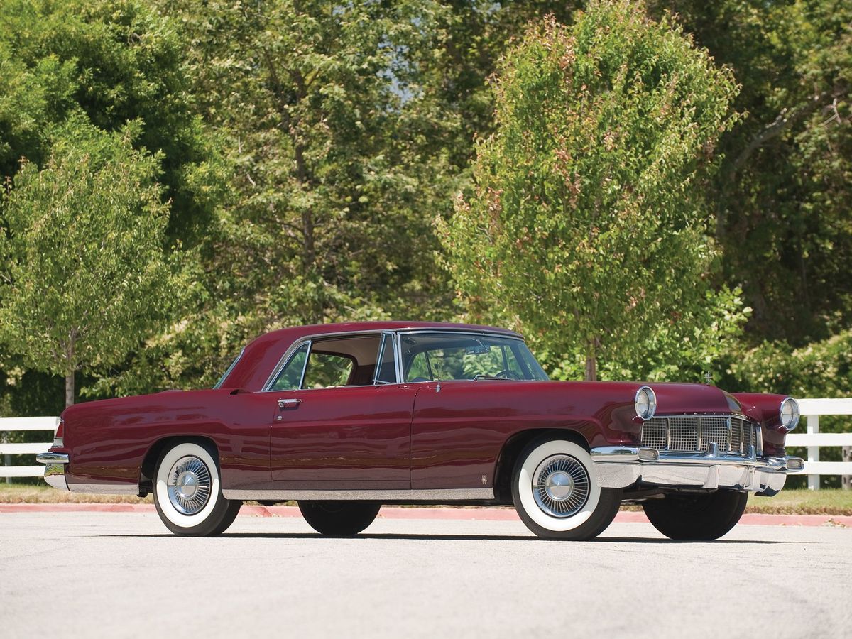 Lincoln Continental 1956. Carrosserie, extérieur. Coupé, 2 génération