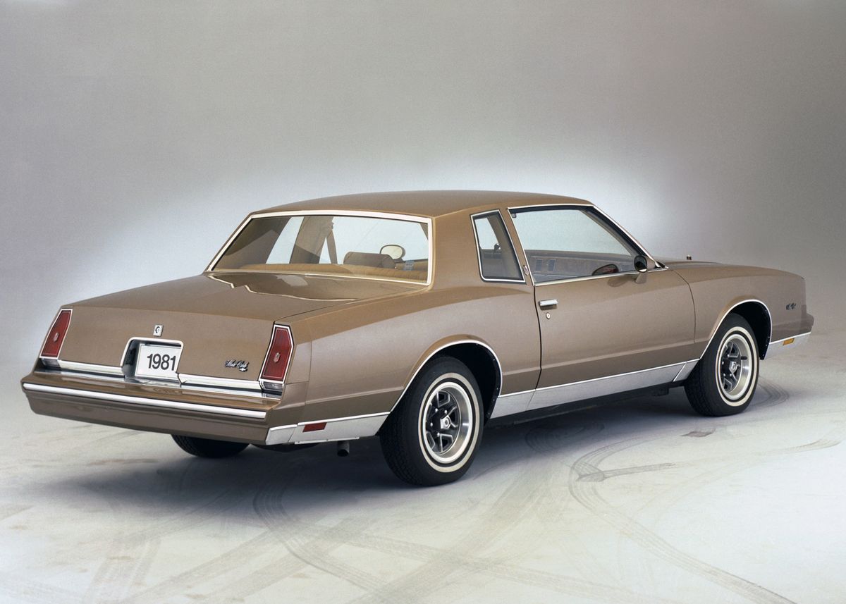 Chevrolet Monte Carlo 1980. Bodywork, Exterior. Coupe, 4 generation