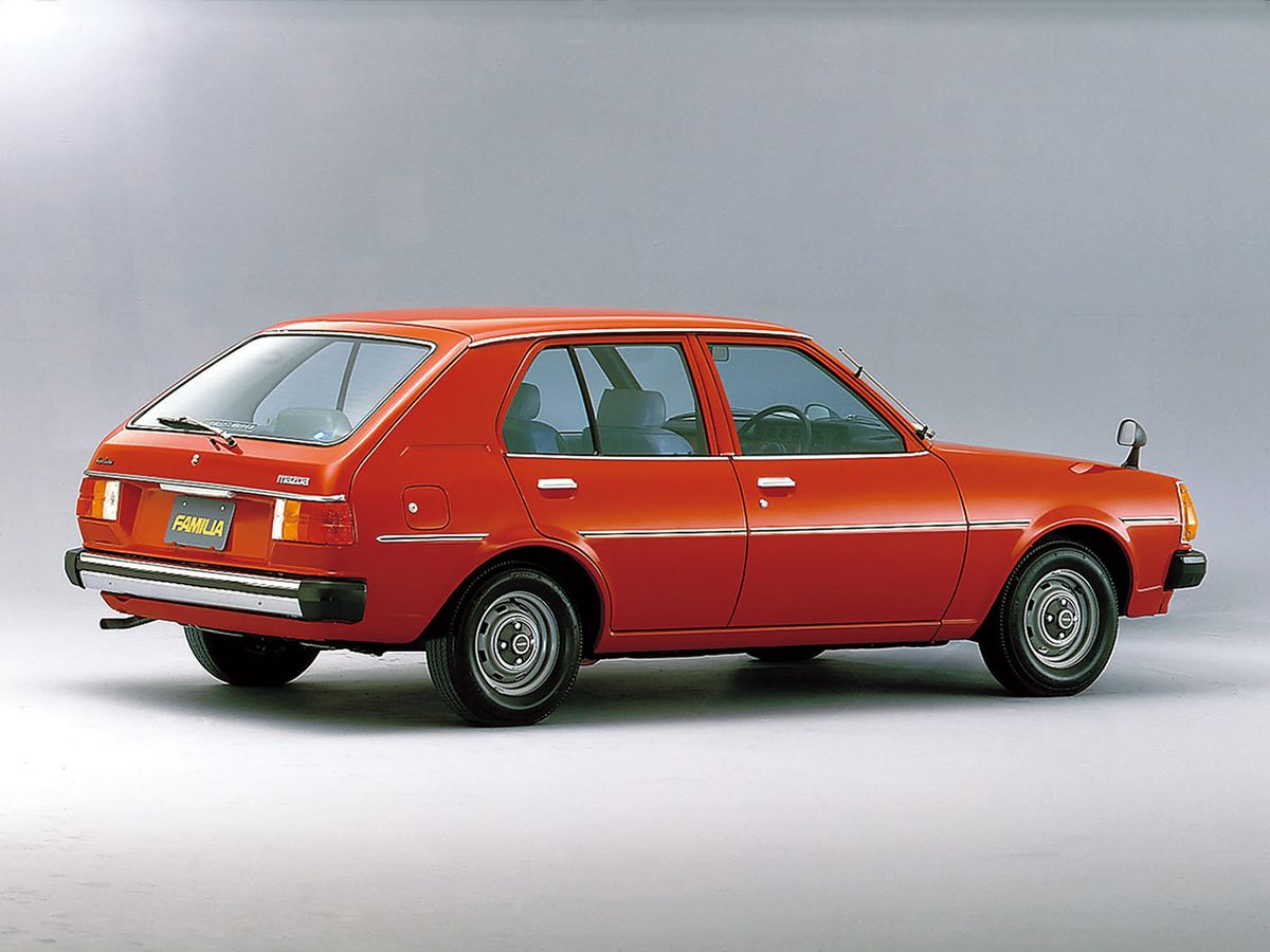 Mazda Familia 1977. Carrosserie, extérieur. Hatchback 5-portes, 4 génération