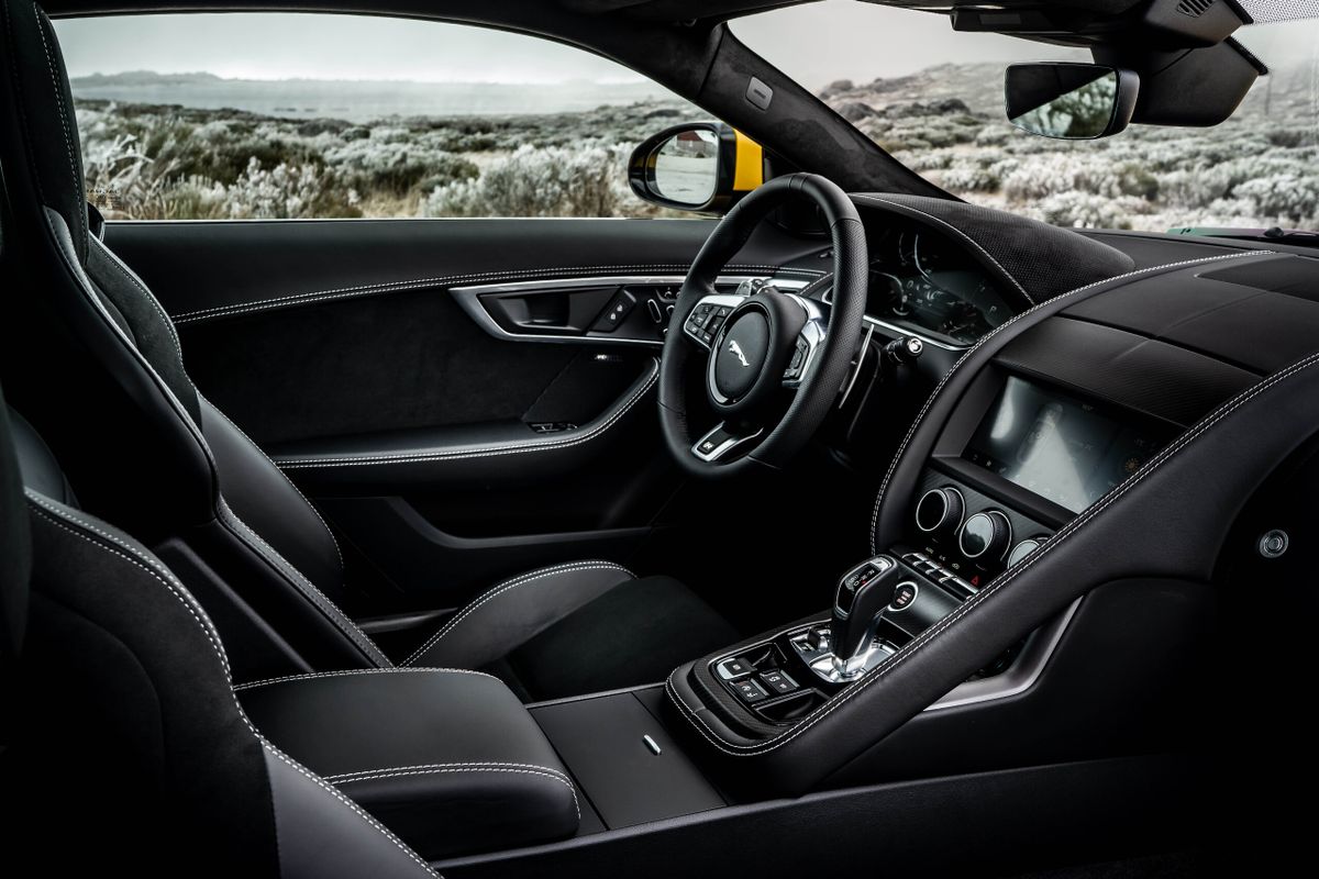 Jaguar F-Type 2019. Front seats. Coupe, 1 generation, restyling 2