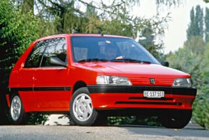 Peugeot 106 1991. Bodywork, Exterior. Mini 3-doors, 1 generation