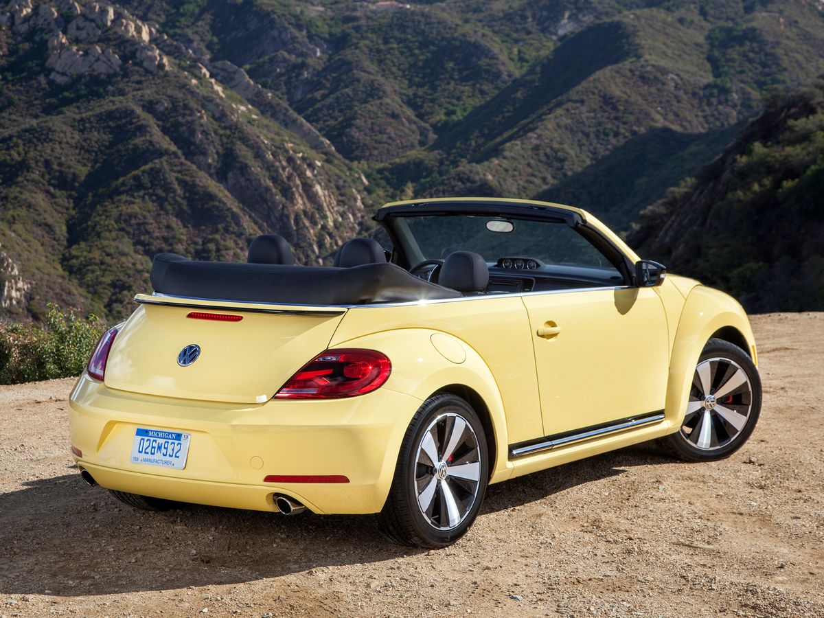 Volkswagen Beetle 2011. Carrosserie, extérieur. Cabriolet, 2 génération