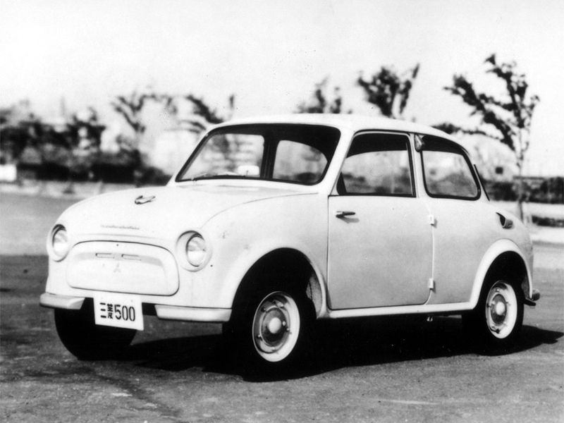 מיצובישי  500 1960. מרכב, צורה. סדאן 2 דלתות, 1 דור