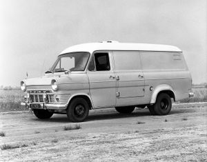 Ford Transit 1965. Carrosserie, extérieur. Fourgonnette Long, 1 génération