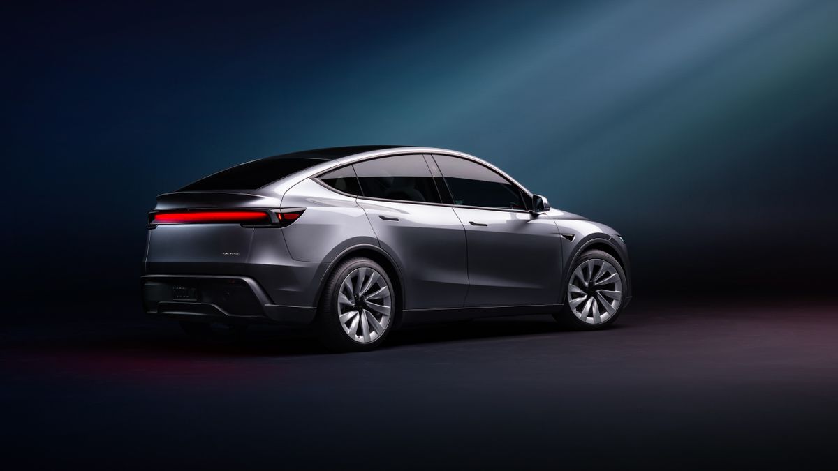 Tesla Model Y 2025. Кузов, экстерьер. Внедорожник 5 дв., 1 поколение, рестайлинг